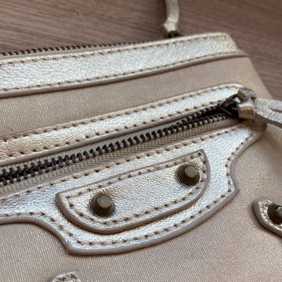 Balenciaga pouch motocross classic leather canvas - Picture 9 of 16